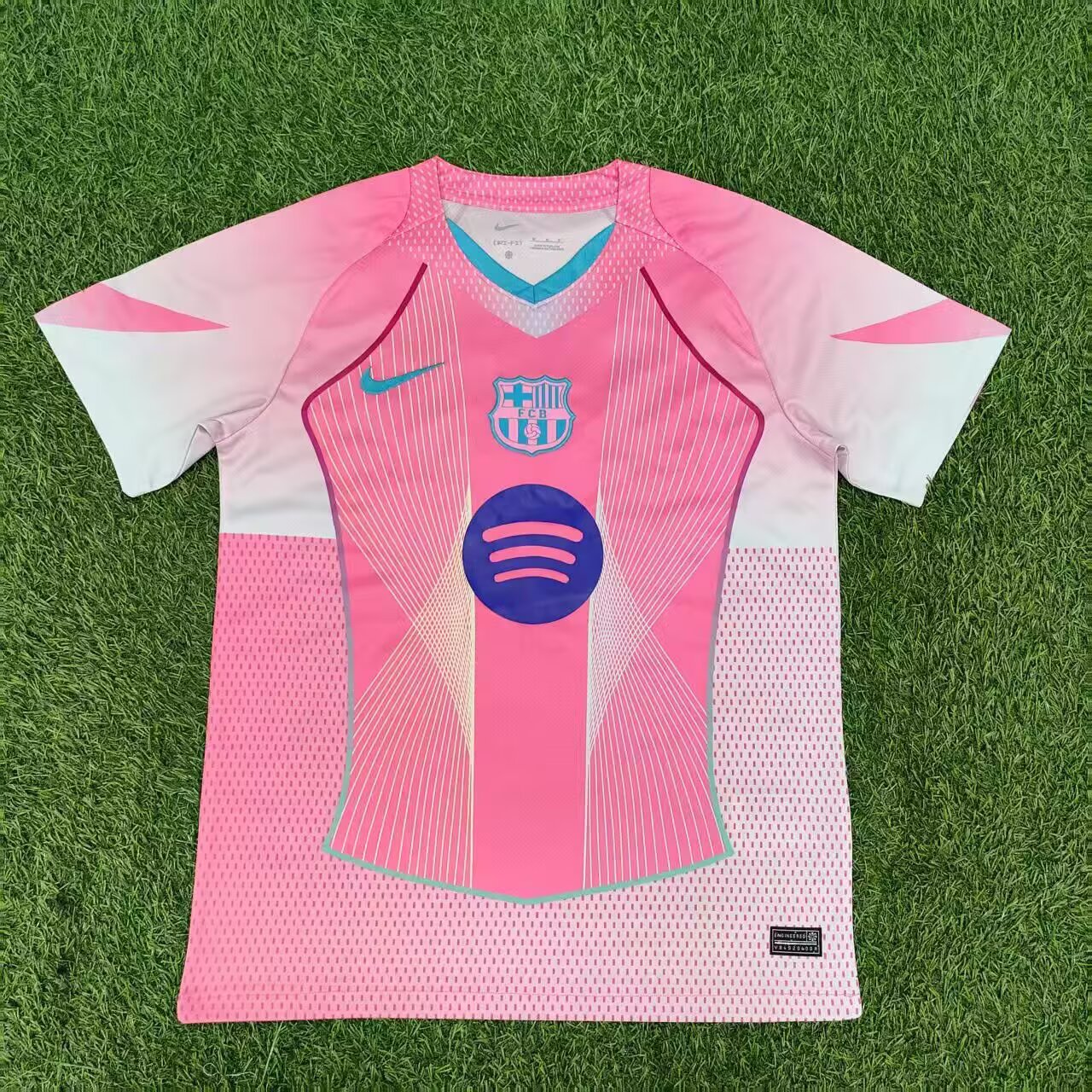 FC Barcelona ‘Pink Mirage’ (Fan Version) Premium Jersey