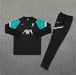Liverpool 1/4 Zip Tracksuit - Black / Green