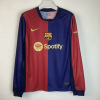 Barcelona 2024/25 Home Jersey (Long Sleeve)