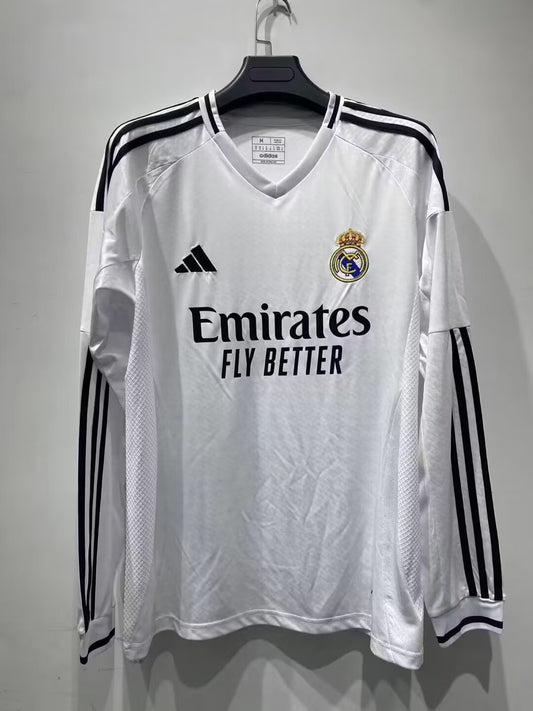 Real Madrid 2024/25 Home Jersey (Long Sleeve)