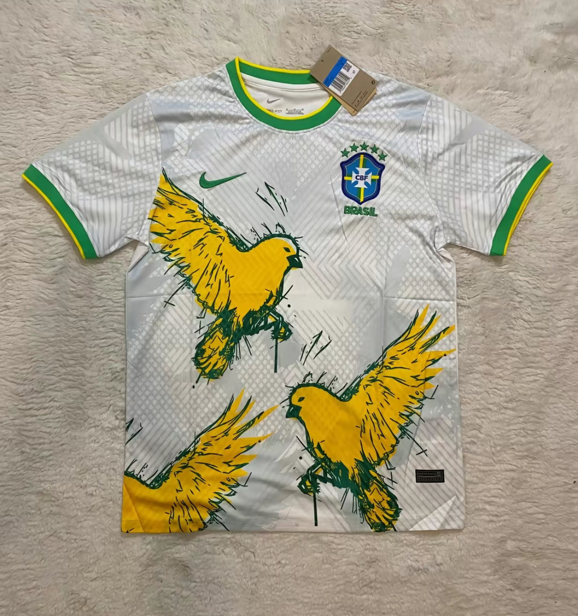 Brazil ‘Yellow Birds V2’ Premium Jersey