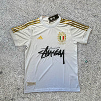 Italy x STÜSSY ( White / Gold ) - Special Edition Jersey