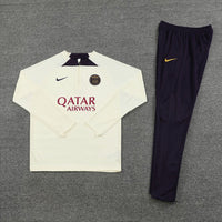 Cream / Burgundy - Paris Tracksuit