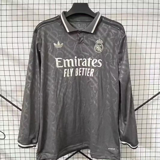 Real Madrid 2024/25 Away Jersey (Long Sleeve)