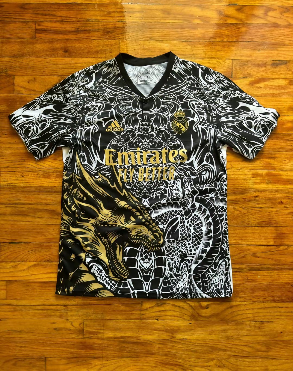 Real Madrid Special Edition ‘Gold Serpent’ Jersey - Black