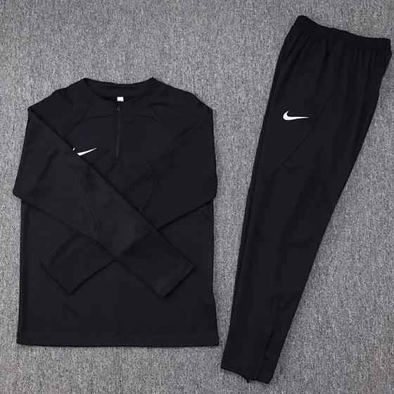 Dri-Fit Tracksuit 1/4 Zip Tracksuit - Triple Black