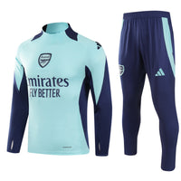 Arsenal 1/4 Zip Tracksuit 24/25 - Cyan / Navy