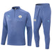 Manchester City 1/4 Zip Tracksuit 24/25 - Luminous Blue