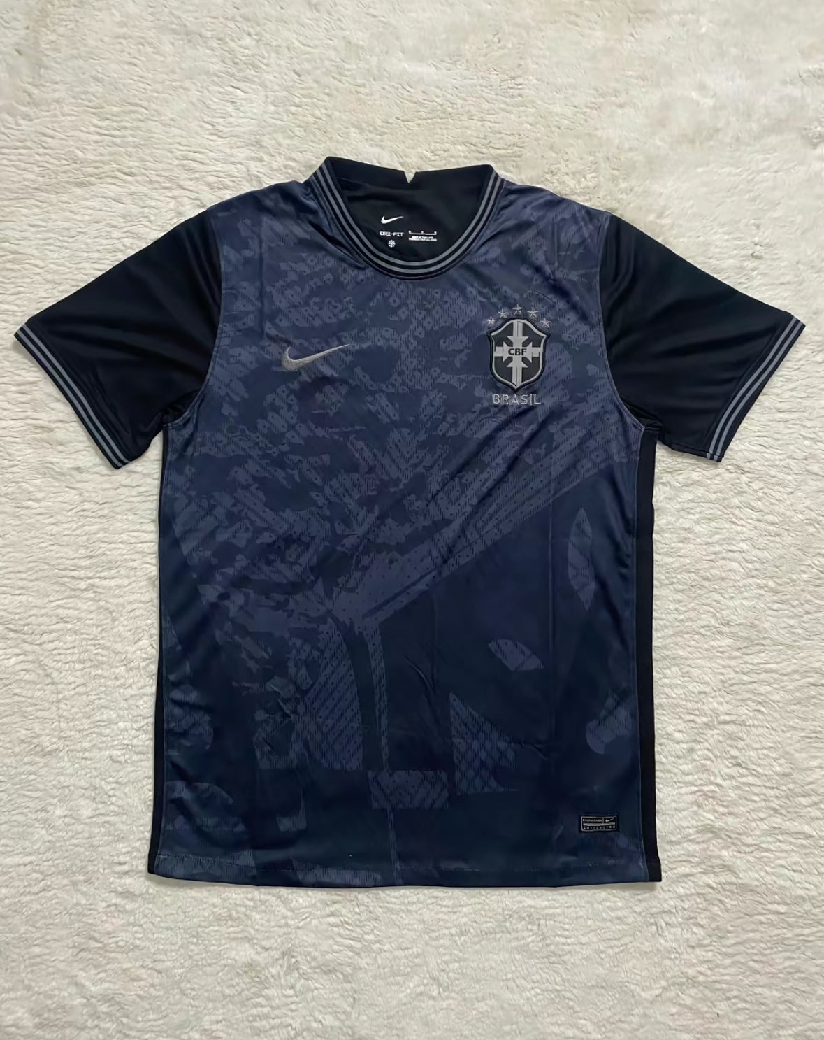 Brazil Premium Jersey - Triple Black