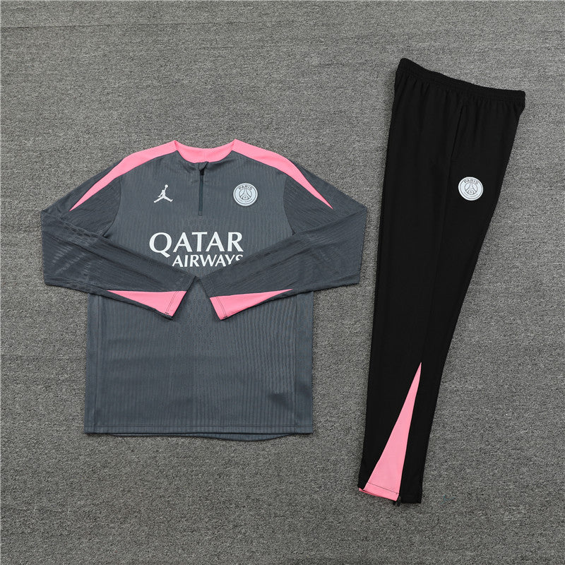 Grey / Pink (New Season) - Paris Tracksuit