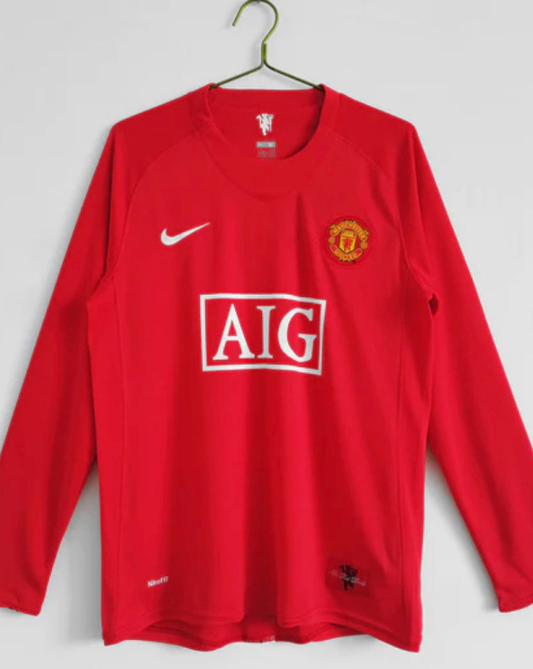 Manchester United Retro Jersey (Long Sleeve) - 2007/08