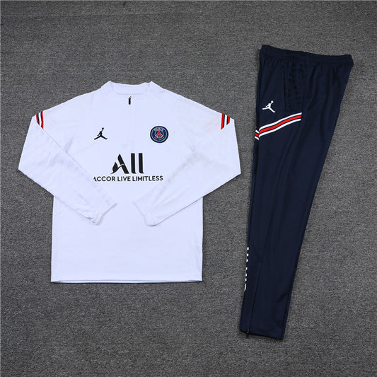 White / Blue (Striped) - Paris Tracksuit