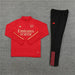 Arsenal 1/4 Zip Tracksuit - Red / Gold