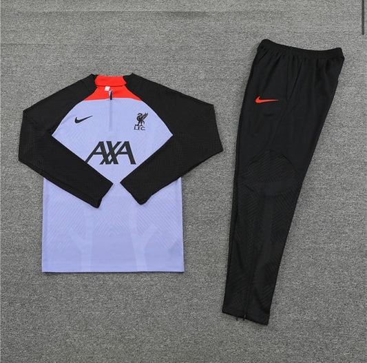 Liverpool 1/4 Zip Tracksuit - Lilac