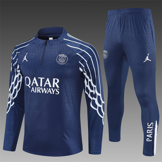 Blue / White Sleeve - Paris Tracksuit