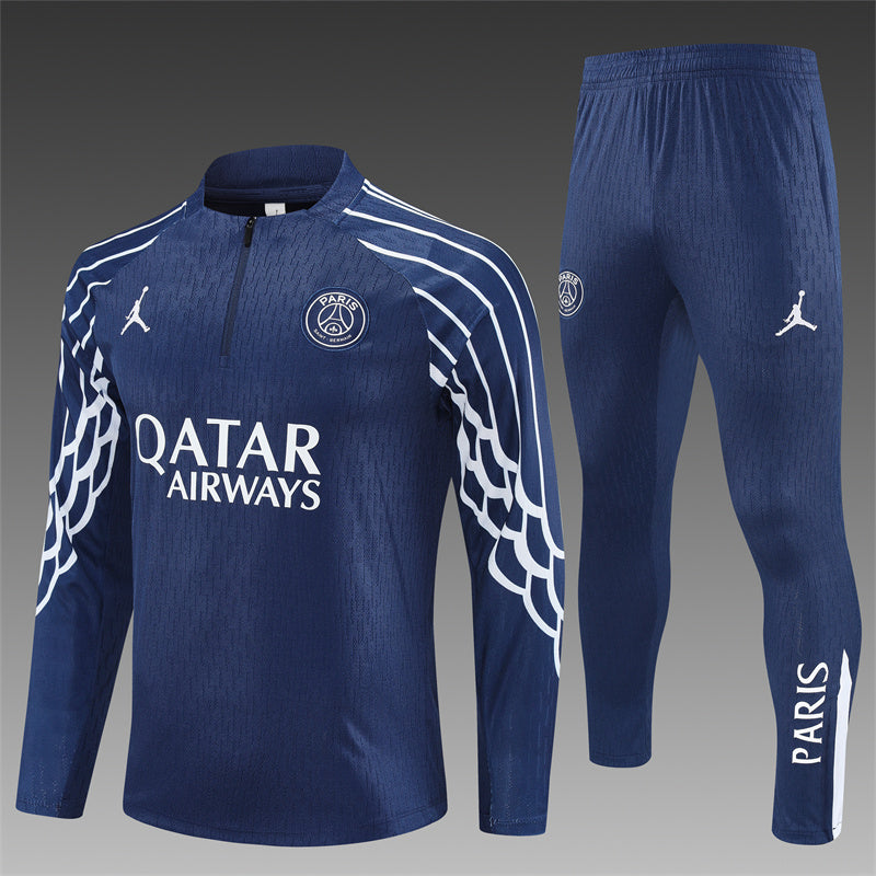 Blue / White Sleeve - Paris Tracksuit