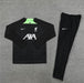 Liverpool 1/4 Zip Tracksuit - Black / Neon