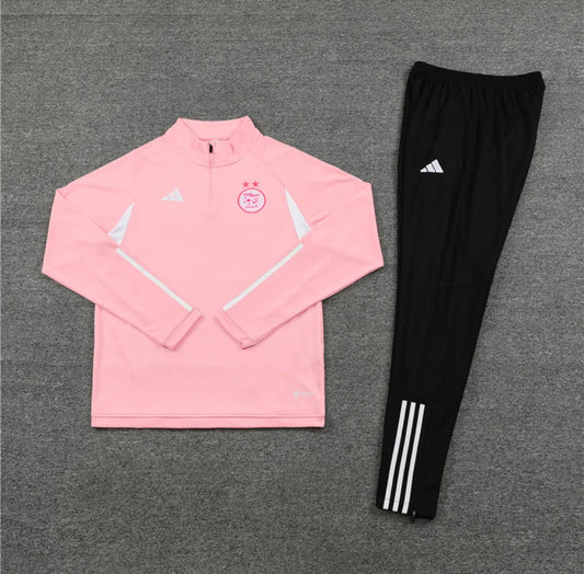 Algeria 1/4 Zip Tracksuit - Pink