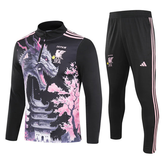 Japan 1/4 Zip Tracksuit 24/25 - Sakura Dragon