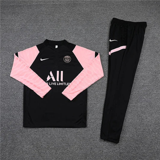 Black / Pink Sleeve - Paris Tracksuit