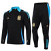 Argentina 1/4 Zip Tracksuit 24/25 - Black / Blue