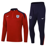 England 1/4 Zip Tracksuit 24/25 - Red