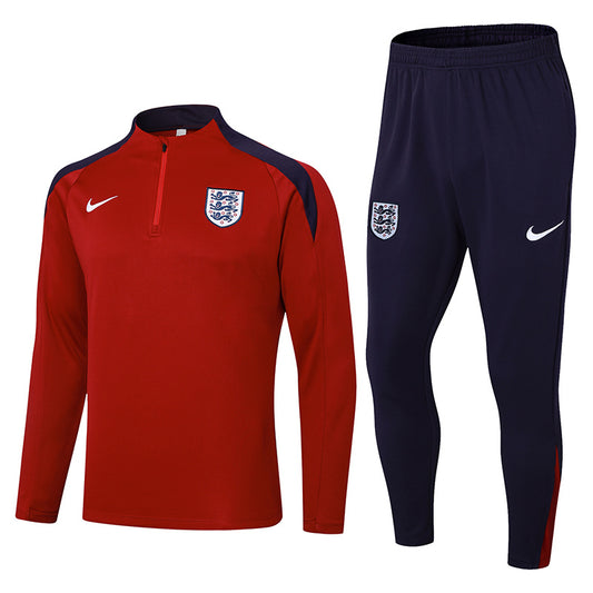 England 1/4 Zip Tracksuit 24/25 - Red
