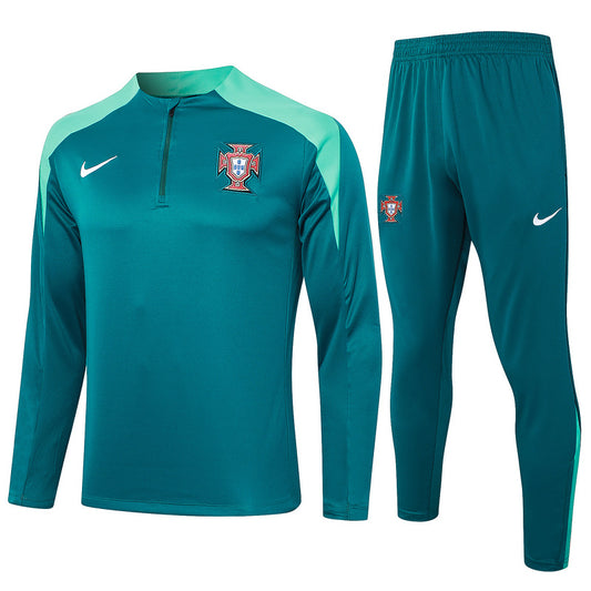 Portugal 1/4 Zip Tracksuit 24/25 - Teal