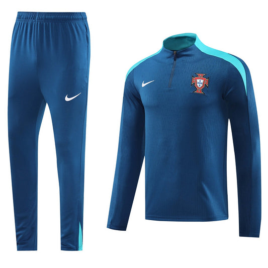 Portugal 1/4 Zip Tracksuit 24/25 - Royal Blue